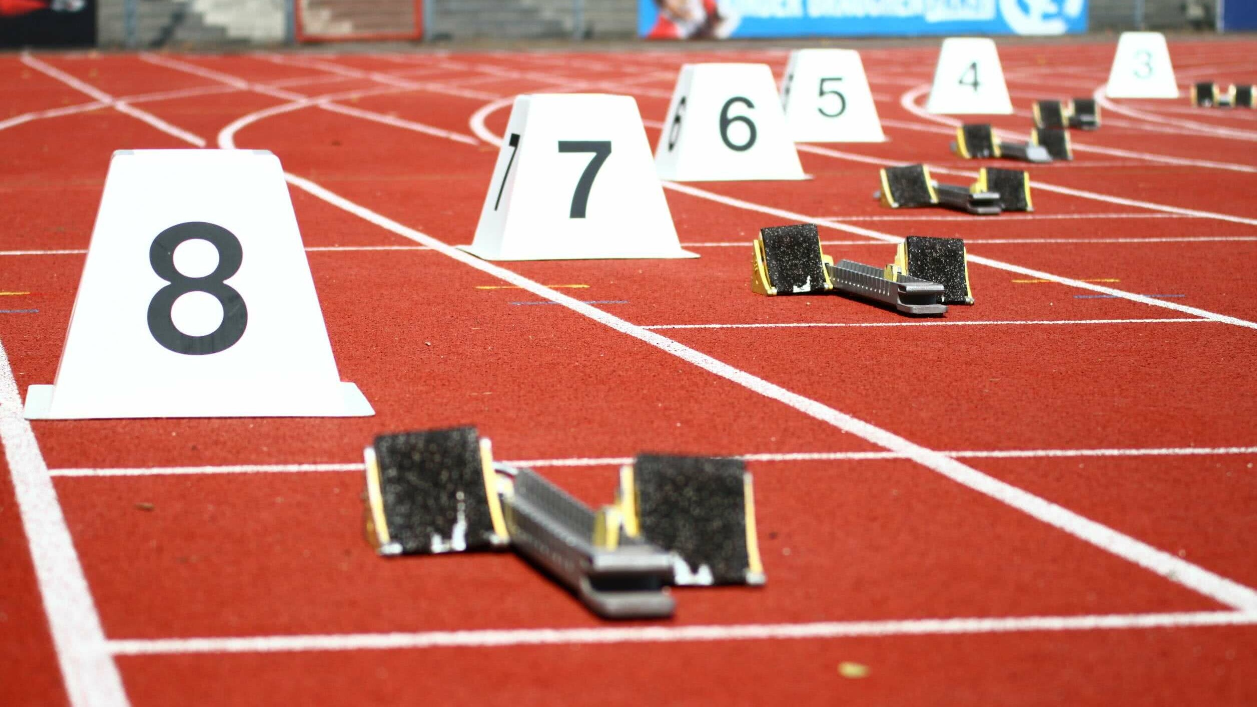 Startblock Laufbahn Feature