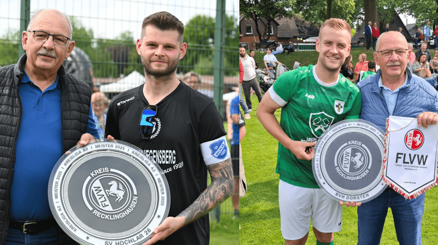 Übergabe Meisterschalen (Kreisliga A Herren)