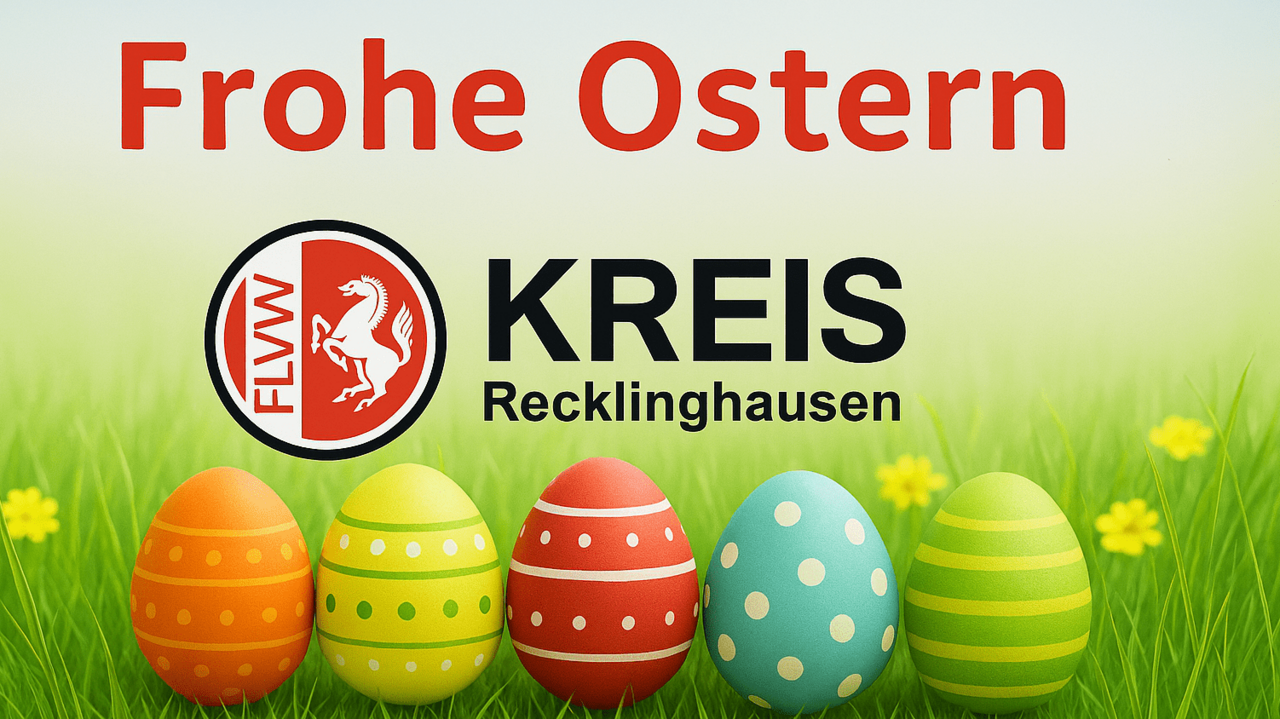 Frohe Ostern wünscht der FLVW Kreis Recklinghausen!